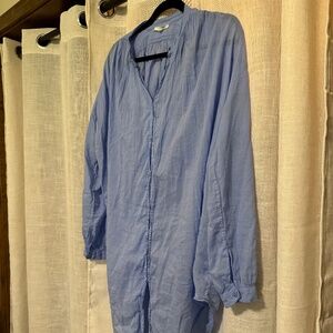 Skin. Worldwide sheer button up blouse/coverup